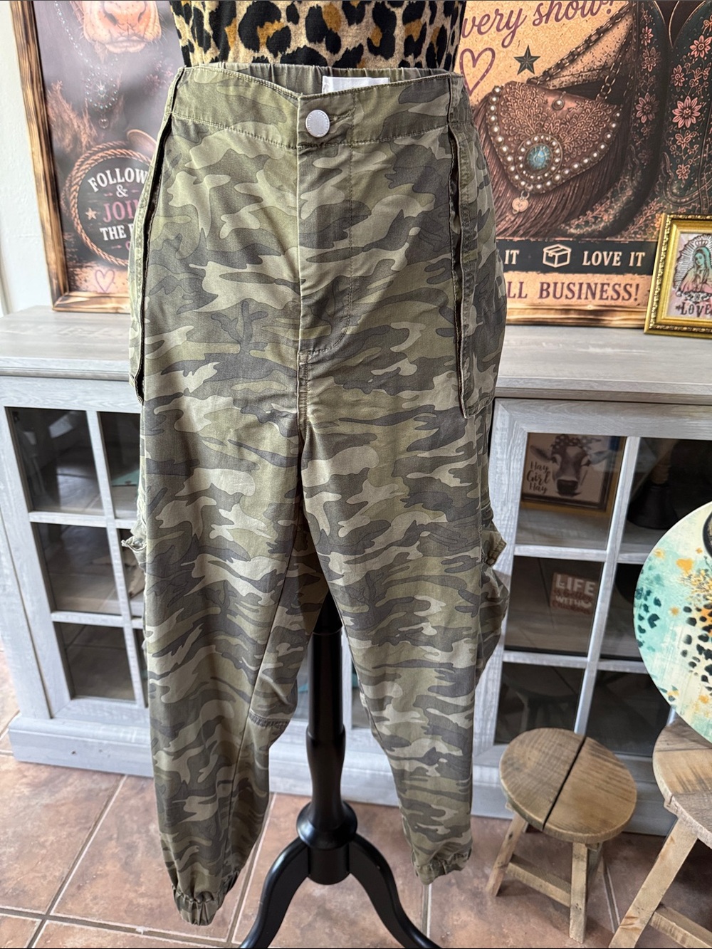Dear John Camo Utility Jogger Pants Women's - Size XL